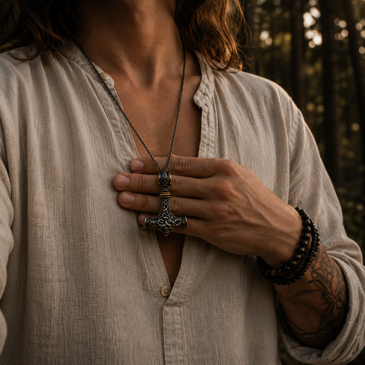 Collar Martillo de Thor